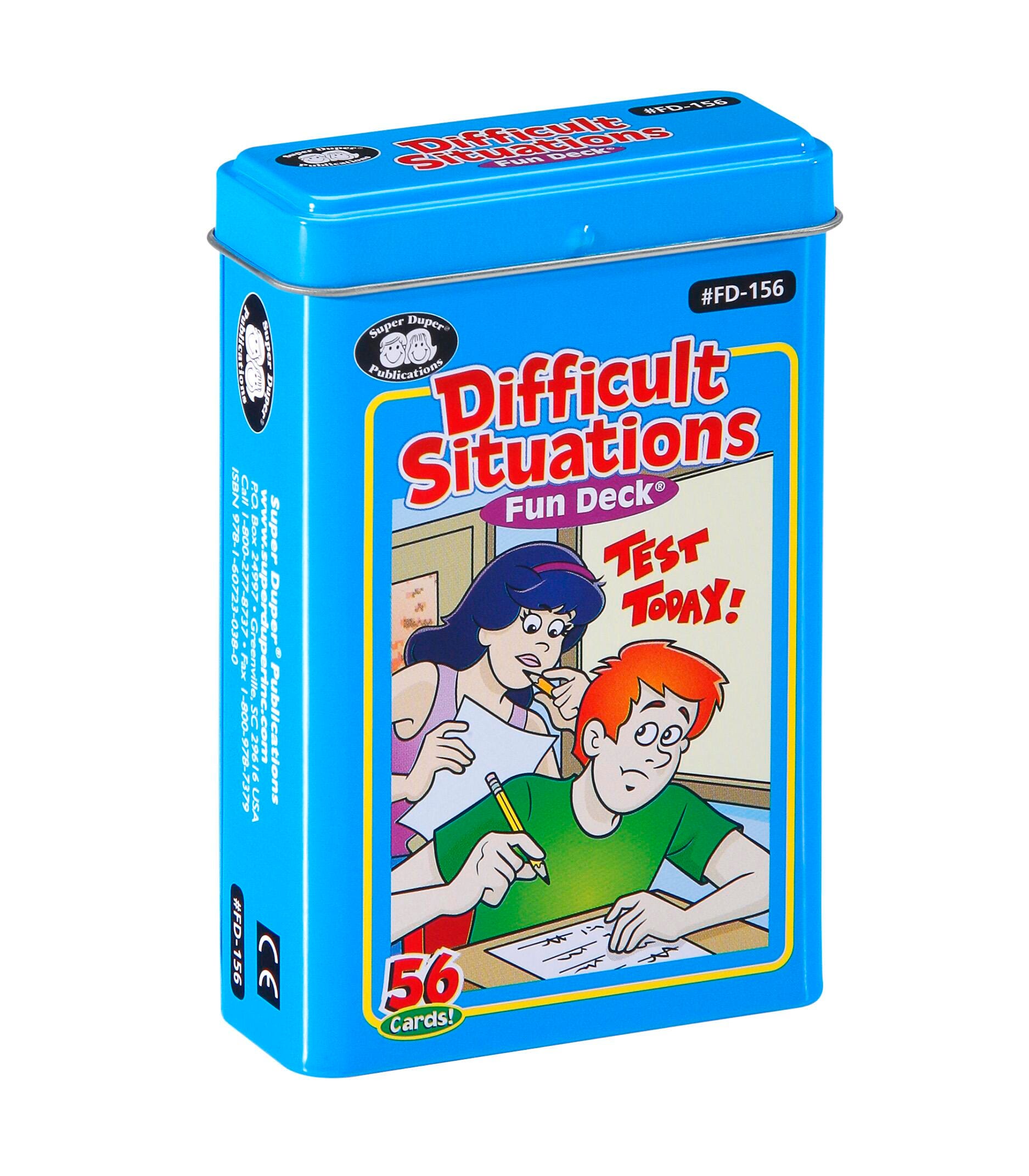 Super Duper Difficult Situations Fun Deck, Item Number 2092668